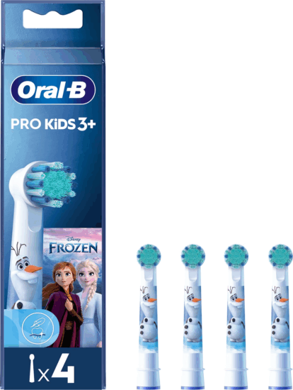 Braun Oral-B Pro Kids Elektromos fogkefe Pótfej - Jégvarázs mintás (4db)