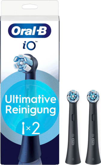 Braun Oral-B iO Ultimative Reinigung Elektromos fogkefe Pótfej - Fekete (2db)