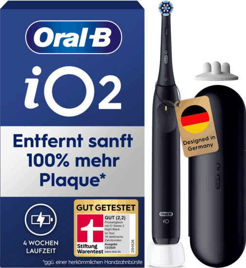 Braun Oral-B iO Series 2 Forgó-Oscilláló Elektromos Fogkefe - Fekete