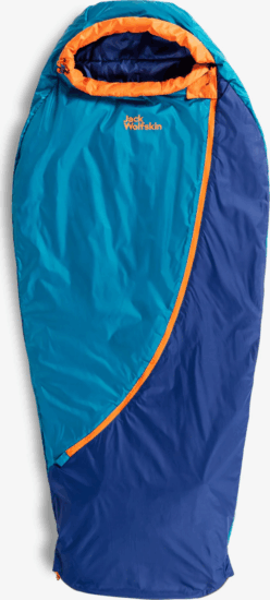 Jack Wolfskin Grow Up Moonrise Bal cipzáras Gyerek Hálózsák 190 x 70 cm (5 / 25°C) - Kék