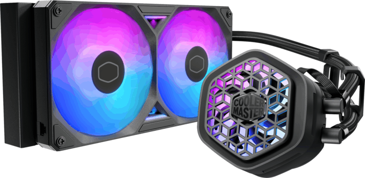 Cooler Master MasterLiquid 240 Atmos II VRM Fan ARGB PWM Univerzális CPU vízhűtés