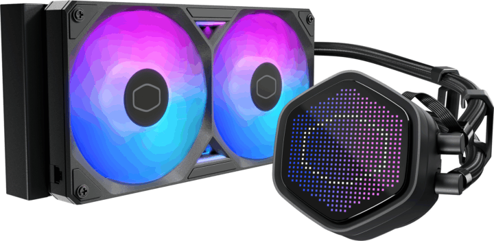 Cooler Master MasterLiquid 240 Atmos II Pixel LED PWM Univerzális CPU vízhűtés