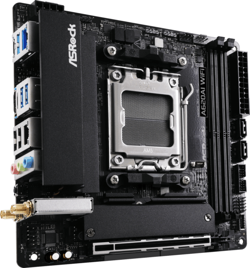 ASRock A620AI WIFI DDR5 AMD AM5 Mini-ITX Alaplap ASRock A620AI WIFI DDR5 AMD AM5 Mini-ITX Alaplap