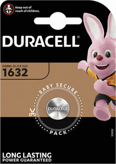 Duracell CR1632 Lítium Gombelem 3.0V (1db / Csomag)