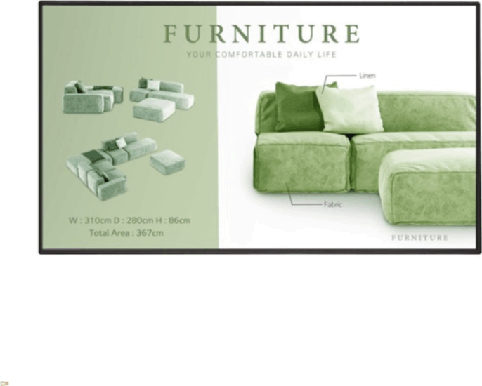 LG 65" 65UM5N-H.AEU 16:9 UltraHD 4K LCD Üzleti kijelző