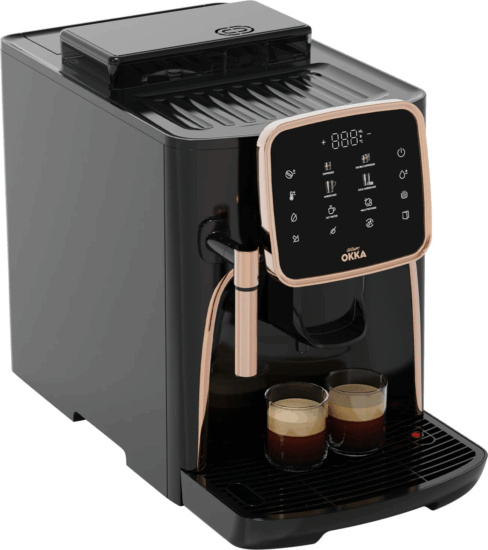 Arzum Okka Espresso Pro Automata Kávéfőző 1450 Watt - Fekete / Ezüst Arzum Okka Espresso Pro Automata Kávéfőző 1450 Watt - Fekete / Ezüst