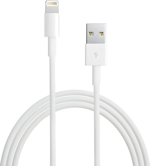 Apple USB-A apa - Lightning apa iPhone adat és töltőkábel 2m - Fehér (Bulk)