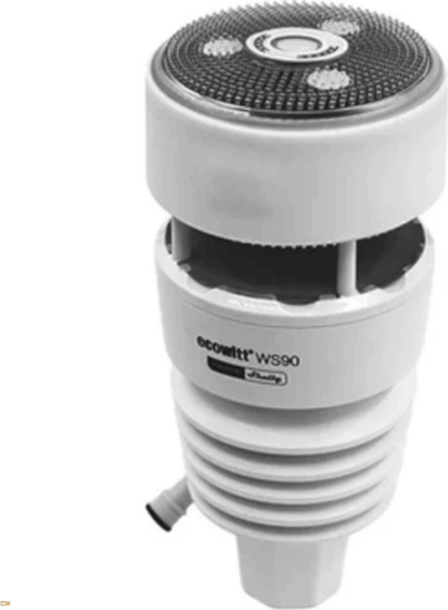 Shelly WS90 Ecowitt Okos 7 az 1-ben Időjárásállomás - Fehér