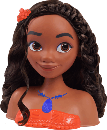 Just Play Disney Hercegnők Vaiana Smink és Hajformázó Fej