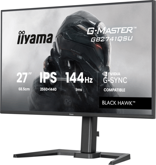iiyama 27" GB2741QSU-B1 G-Master 16:9 QHD IPS LED Gaming Monitor - Fekete