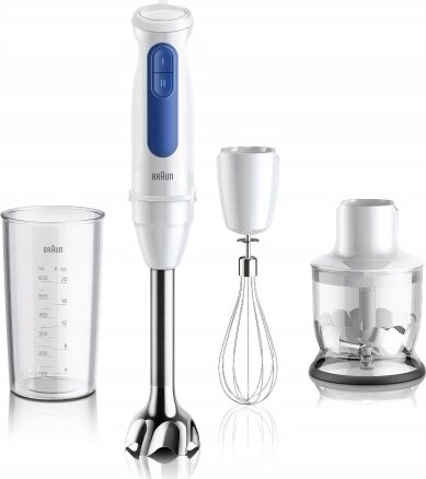 Braun 3 MQ30202M MultiQuick kézi Botmixer készlet 1200W - Fehér / Kék