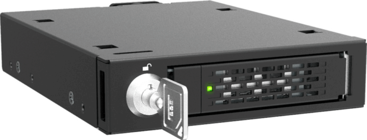 Icy Dock ToughArmor MB601V5K-B 2.5" -> 3.5" 1× U.2/U.3 NVMe SSD Mobil Rack - Fekete