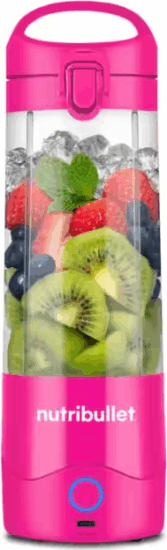 Nutribullet NBP003BP Akkus Hordozható Smoothie készítő 0,475L - Rózsaszín