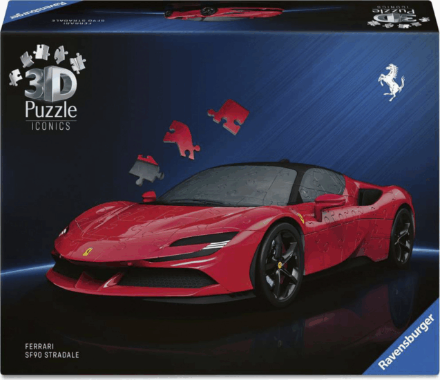 Ravensburger Iconics Ferrari SF90 Stradale 163 darabos 3D Puzzle
