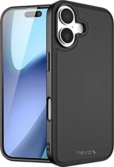 Nevox StyleShell NYLO iPhone 17 Telefon tok - Fekete
