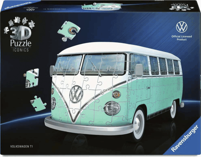 Ravensburger Iconics Volkswagen T1 185 darabos 3D Puzzle