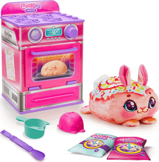 Moose Toys Cookeez Makery Fahéjas tekercs készlet Meglepetés plüss figurával