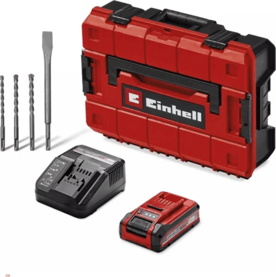 Einhell 4514274 Professional Akkus Fúró-Vésőkalapács készlet + koffer 14V Einhell 4514274 Professional Akkus Fúró-Vésőkalapács készlet + koffer 14V