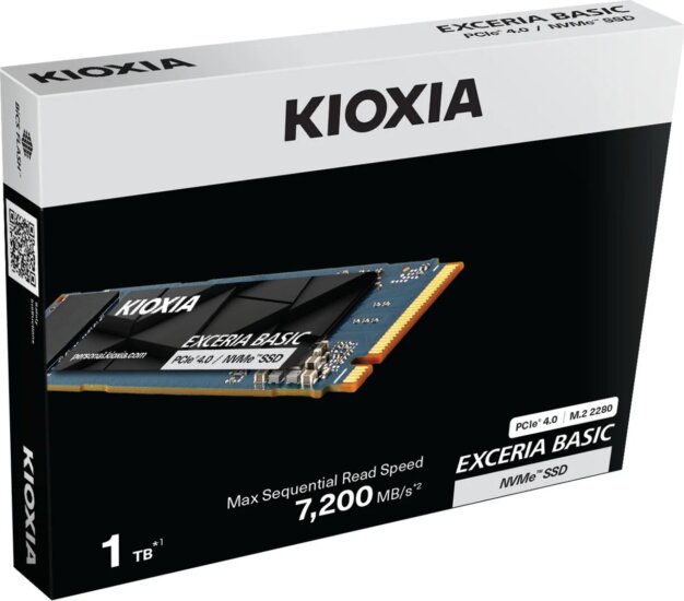 Kioxia Exceria Basic 1TB PCIe 4.0 x4 M.2 SSD
