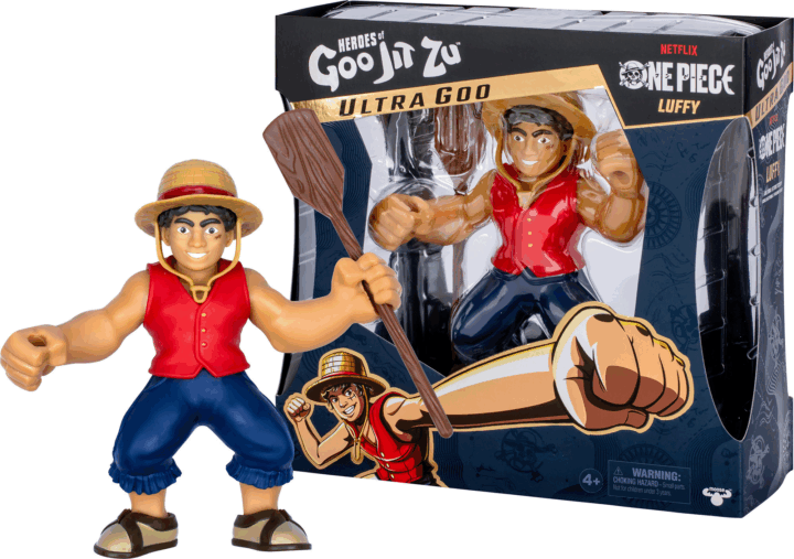 Moose Toys Heroes of Goo Jit Zu Ultra Goo Heldenpack Luffy Akciófigura