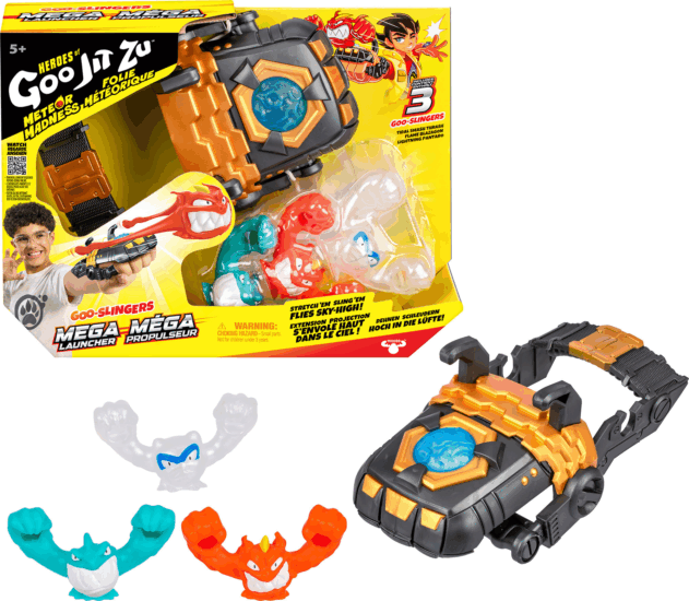 Moose Toys Heroes of Goo Jit Zu - Meteor Madness Goo-Slingers Mega Launcher 3db játékfigura készlet Moose Toys Heroes of Goo Jit Zu - Meteor Madness Goo-Slingers Mega Launcher 3db játékfigura készlet