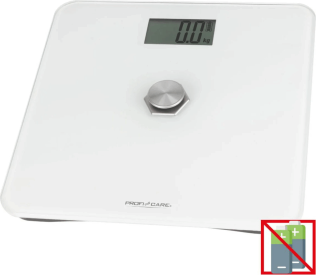 ProfiCare PC-PW 3112 Digitális személymérleg Max 180kg - Fehér