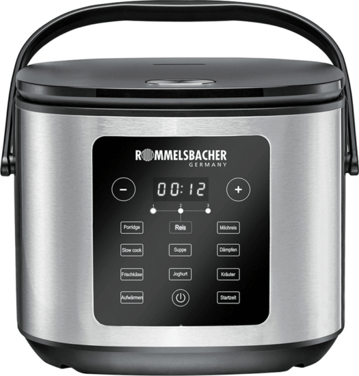 Rommelsbacher MRK 950 Rizsfőző 5L - Fekete / Ezüst Rommelsbacher MRK 950 Rizsfőző 5L - Fekete / Ezüst