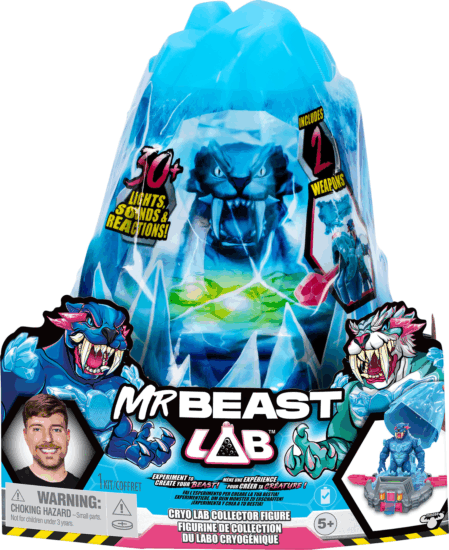 Moose Toys MrBeast Lab Mutators S2 Cryo Lab játékfigura