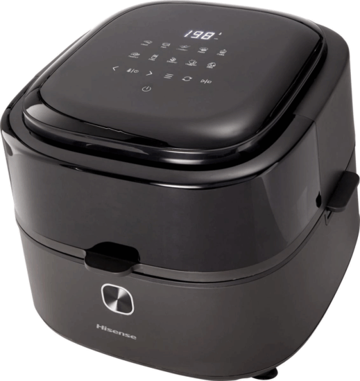 Hisense HAF1350DR AirFryer Forrólevegős Sütő 6,7L 1350 Watt - Fekete