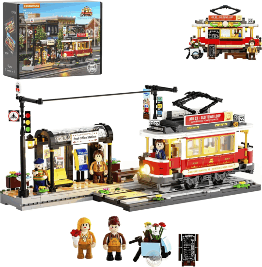 Lumibricks L9084 Történelmi Villamos És Vasútállomás 1274 Darabos Építőjáték Lumibricks L9084 Történelmi Villamos És Vasútállomás 1274 Darabos Építőjáték
