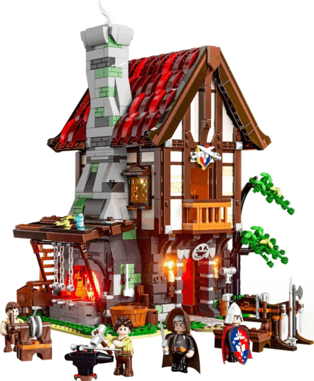 Lumibricks F9040 Kovácsműhely 1595 Darabos Építőjáték