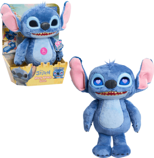 Just Play Disney Stitch Many Moods Stitch Interaktív plüss kisállat