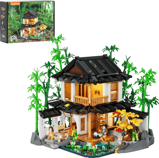 Lumibricks L9075 Bambuszház 2432 Darabos Építőjáték