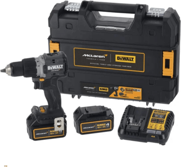 DeWalt DCD85MM2T McLaren Design Akkus ütvefúró-csavarozó + 2x18V Akkumulátor + Koffer