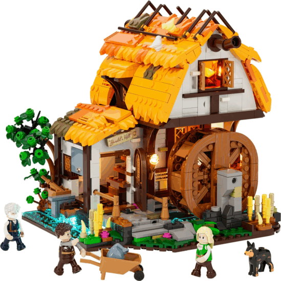 Lumibricks F9061 Középkori Vízimalom 1278 Darabos Építőjáték