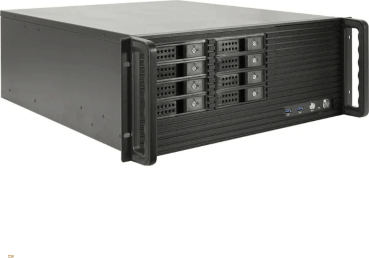 Inter-Tech IPC 4U-4508 Rack Szerver Ház (48 x 17,8 x 53 cm) - Fekete