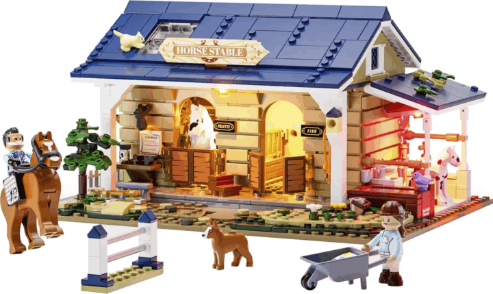 Lumibricks F9080 Lóistálló 973 Darabos Építőjáték