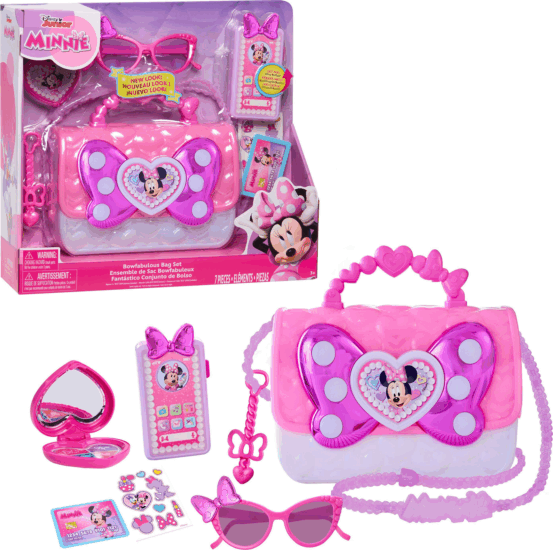 Just Play Disney Junior Minnie Egér kézitáska játékszett lányoknak