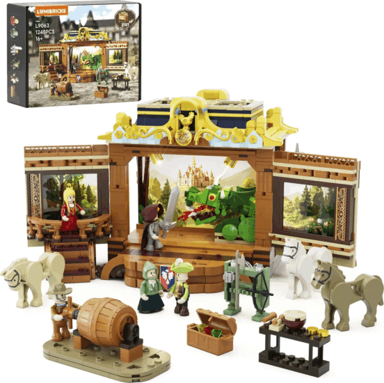 Lumibricks L9063 Középkori Csapatszállító Kocsi 1248 Darabos Építőjáték