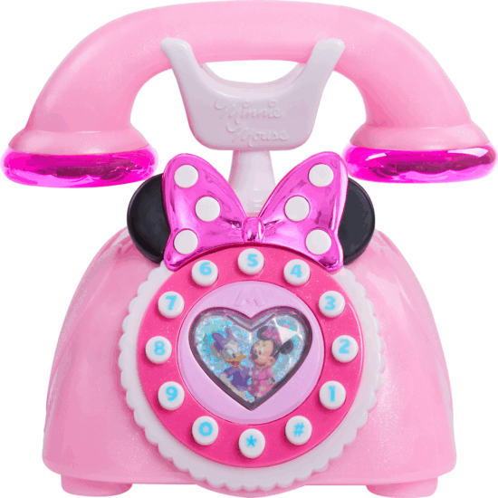 Just Play Disney Junior Minnie Egér telefon fény és hangeffektekkel - Rózsaszín