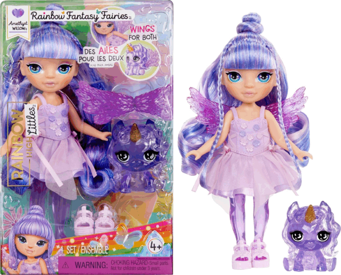 MGA Entertainment Rainbow High Littles Fantasy Fairies - Amethyst baba MGA Entertainment Rainbow High Littles Fantasy Fairies - Amethyst baba