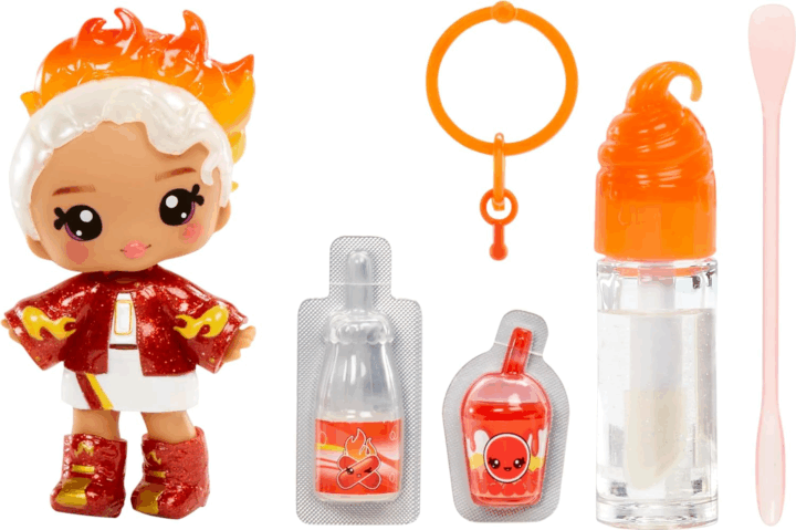 MGA Entertainment Yummiland 2 széria Szájfény baba - Amber Cinnamon