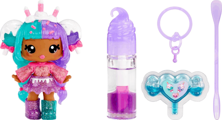 MGA Entertainment Yummiland Színváltós szájfény baba - Carly Cakepop