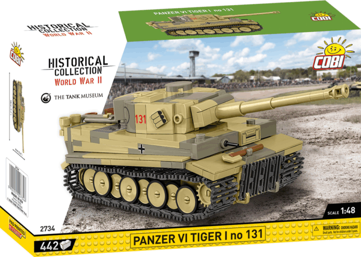 COBI Panzer VI Tiger I no 131 Tank 422 Építőjáték
