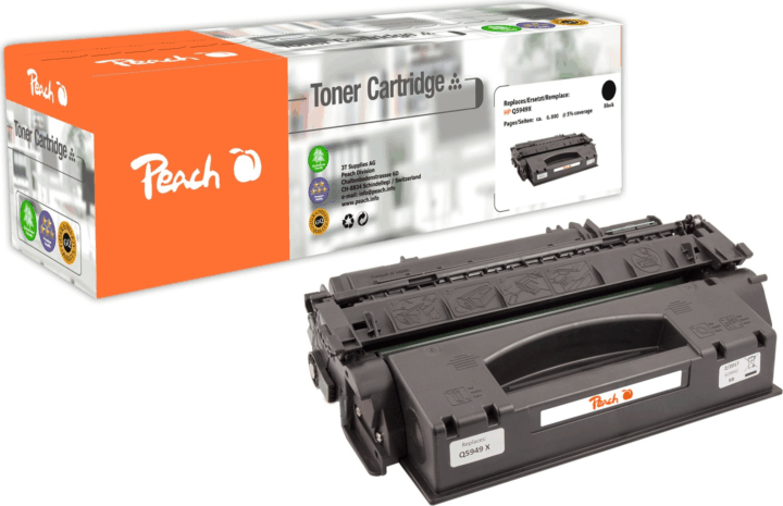 Peach (HP Q5949X) Utángyártott Toner - Fekete