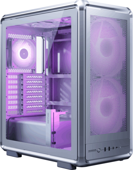 Cooler Master MasterFrame 500 Mesh ARGB Midi Torony Számítógépház - Ezüst