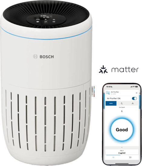 Bosch Air 2000i Okos Légtisztító 26 Watt 38m² - Fehér Bosch Air 2000i Okos Légtisztító 26 Watt 38m² - Fehér