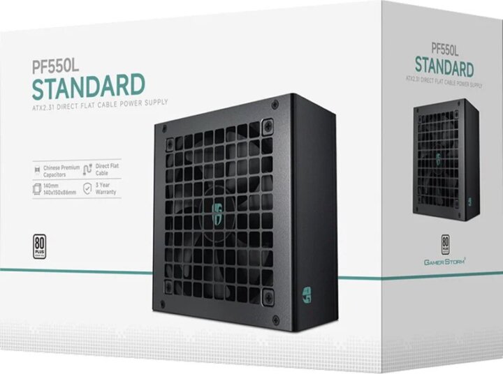DeepCool 550W GAMER STORM PF550L 80+ Tápegység