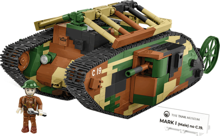 COBI Mark I Male no C.19 Tank 878 darabos építőkészlet