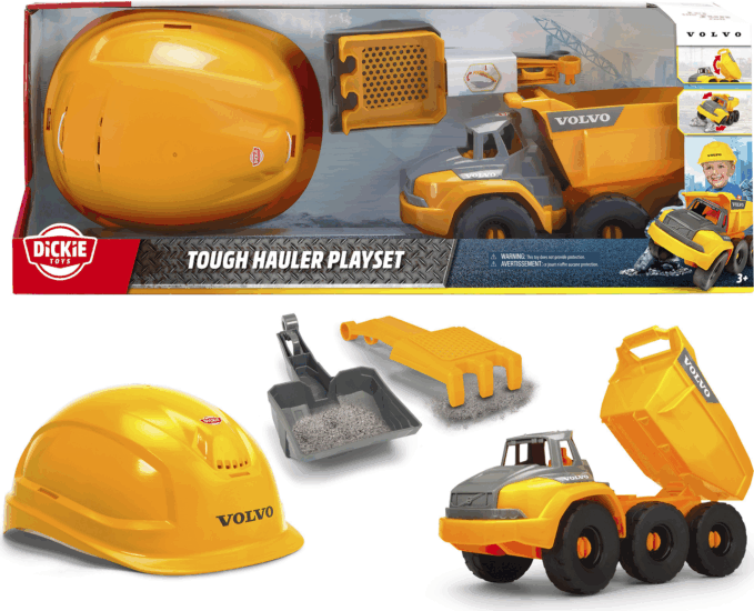 Dickie Volvo Billentős szállító jármű játékkészlet - Sárga Dickie Volvo Billentős szállító jármű játékkészlet - Sárga